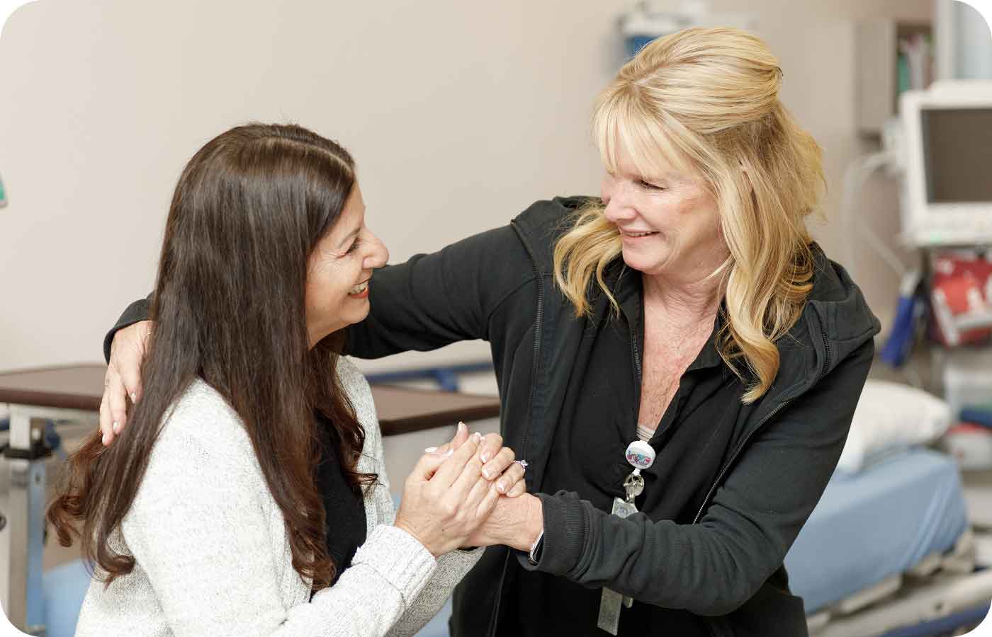Mch caregiver with a patient